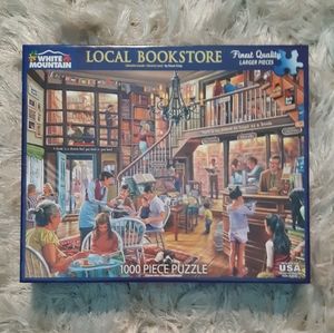 1000-Piece Puzzle WHITE MOUNTAIN, "Local Bookstore"